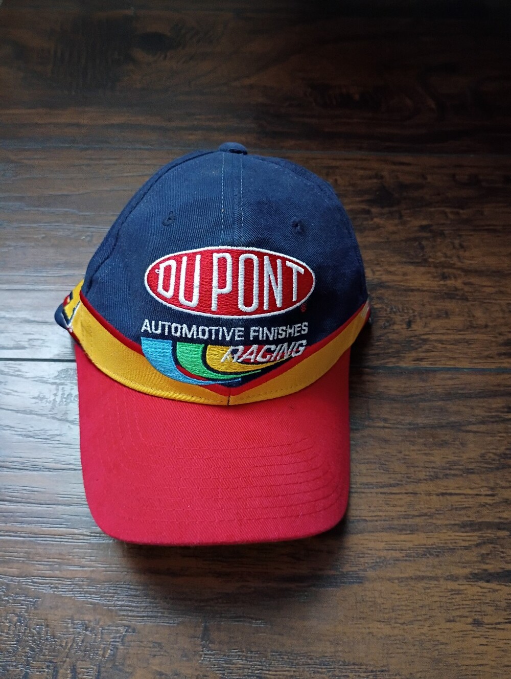Dupont NASCAR snapback Hat- Navy & Red, Racer 24